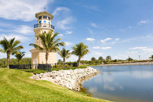 Golf Course with Lighthouse